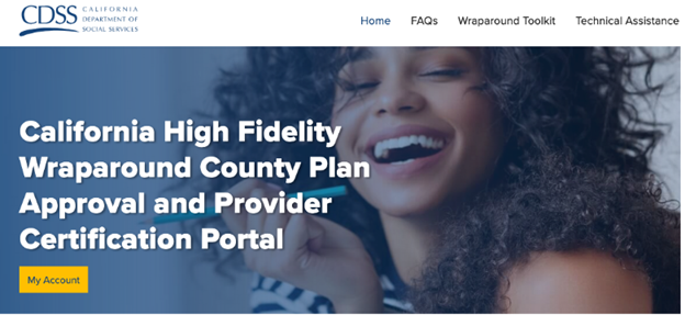 CA Wraparound Certification Portal